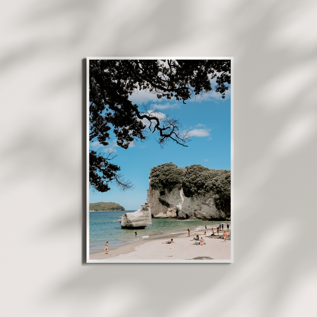 Cathedral Cove 01 Art Print