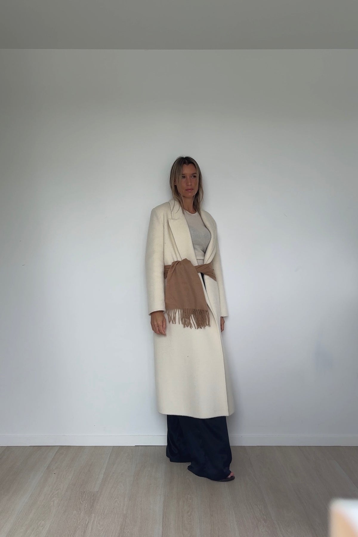 Pure Wool Full Length Coat