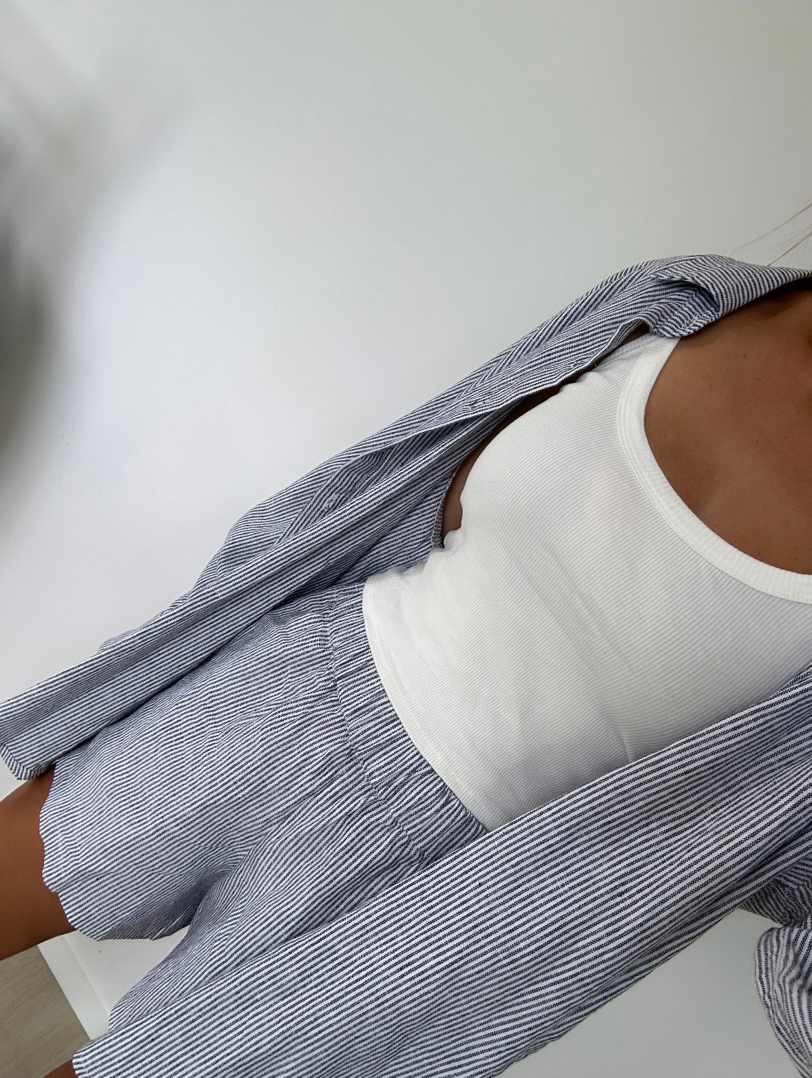 Coconut Ribbed Singlet