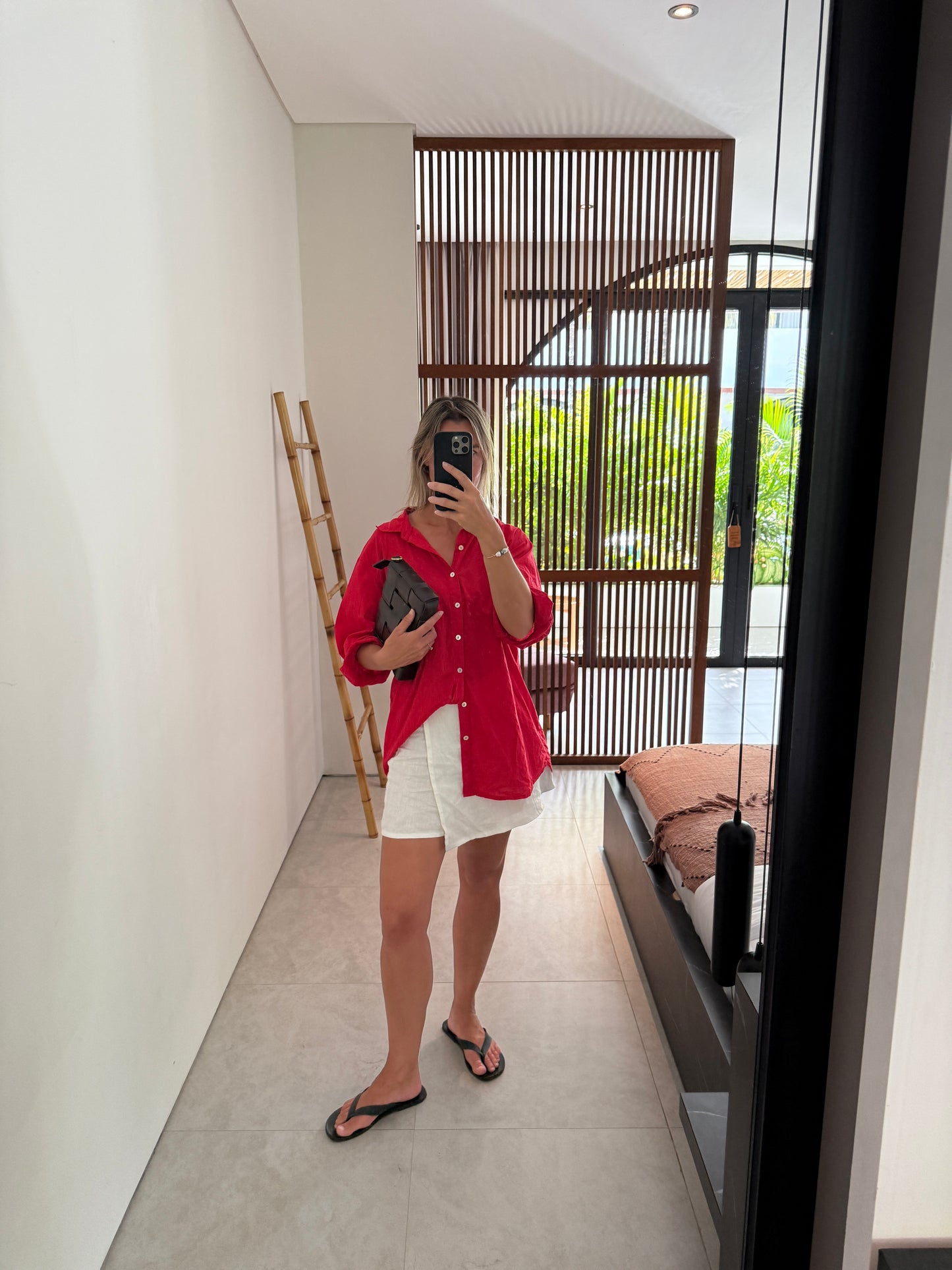 Coconut Linen Skorts
