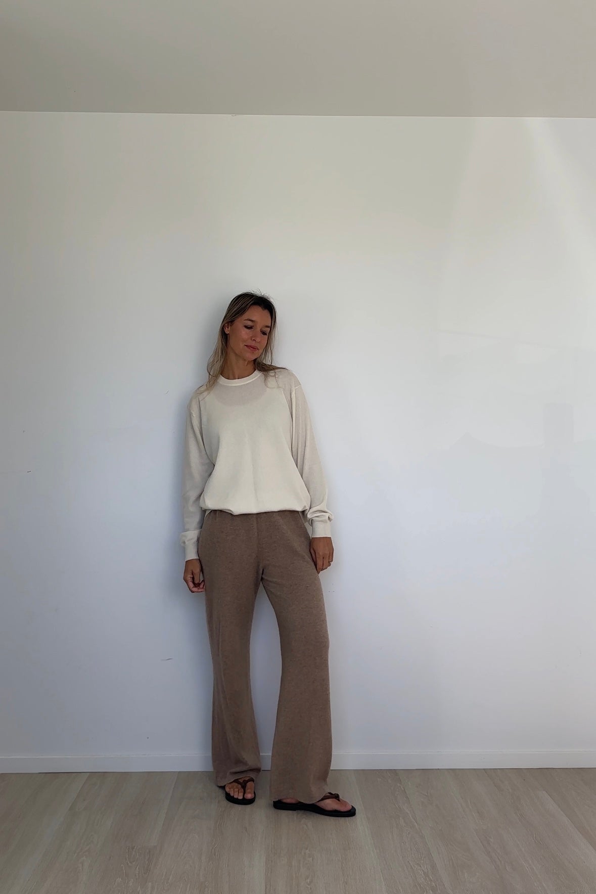 Pure Cashmere Lounge Pants Oatmeal