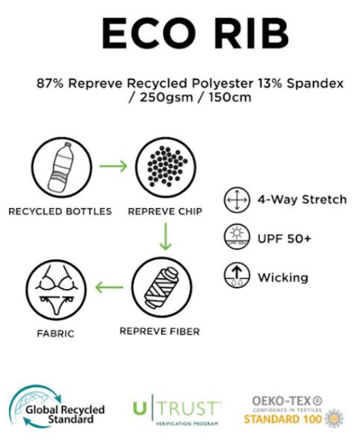 Scallop Reversible Bikini Top Moorea