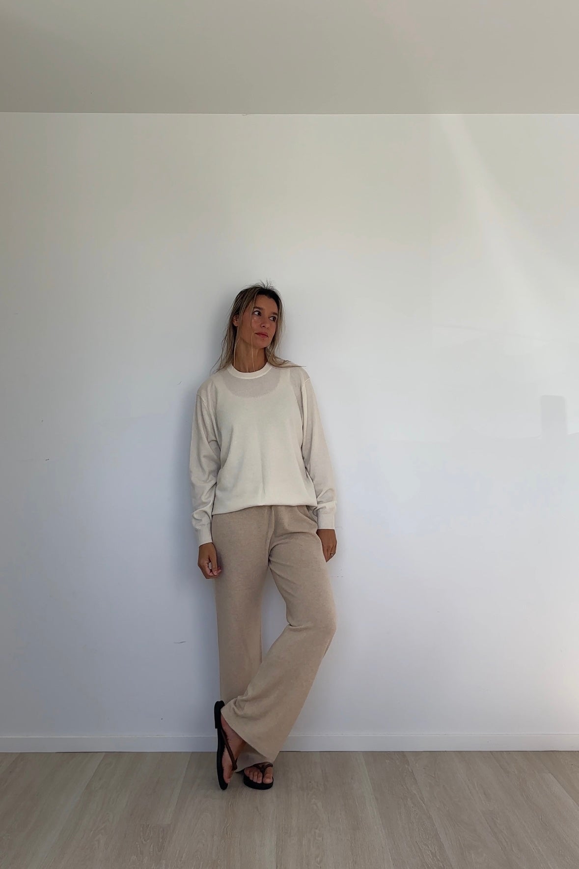 Pure Cashmere Lounge Pants Vanille