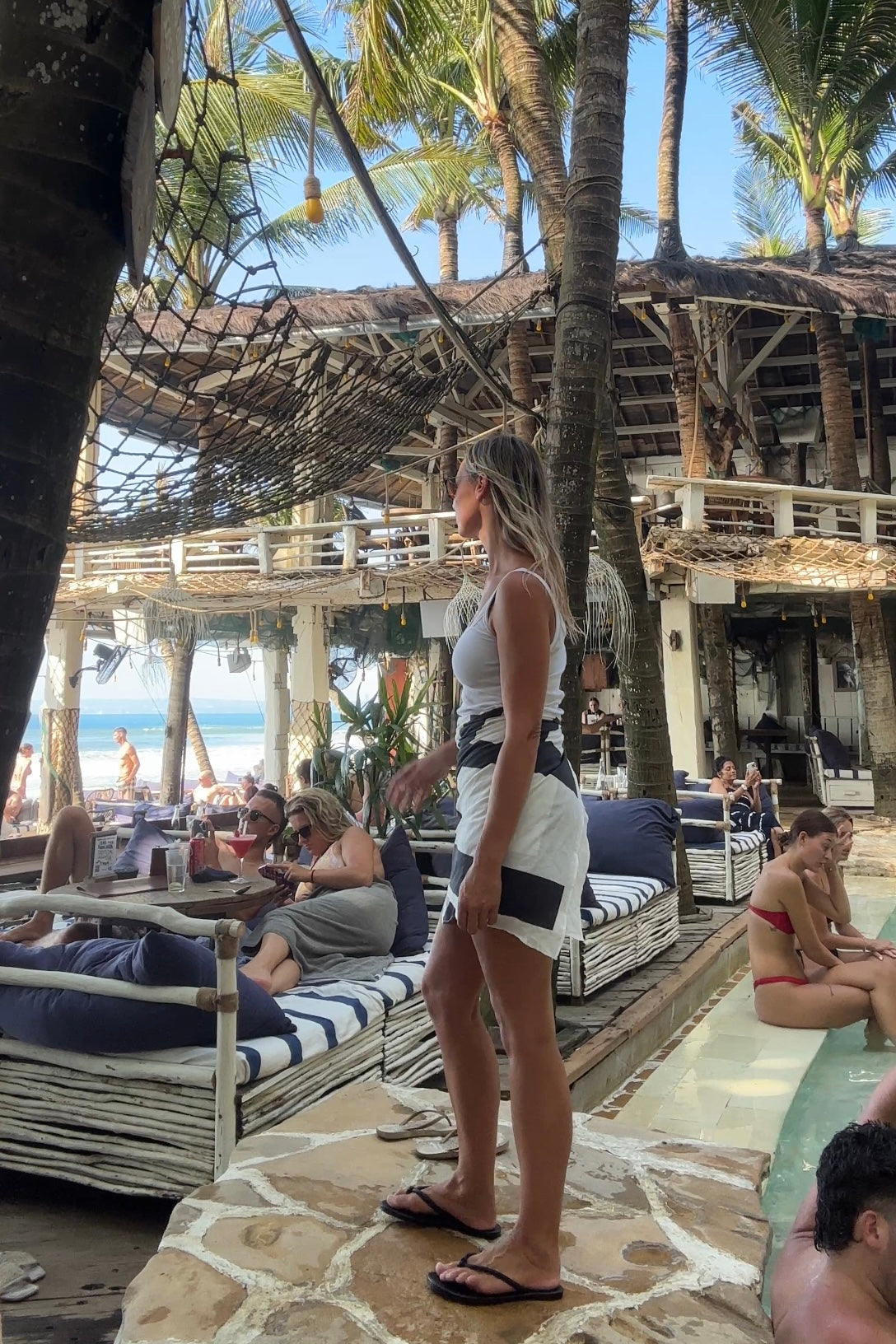 Coconut Ribbed Singlet