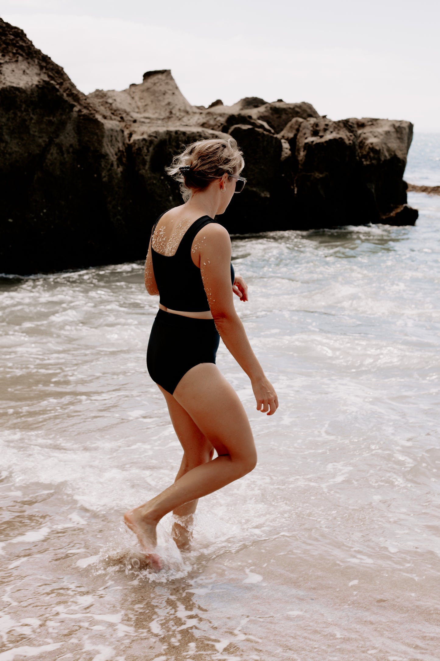 Lola High Waist Bikini Bottoms Black