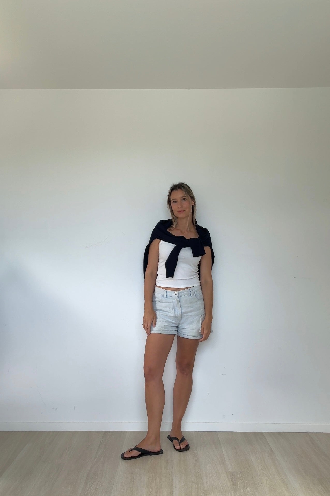 Navy Pure Cashmere Crew Neck Jumper