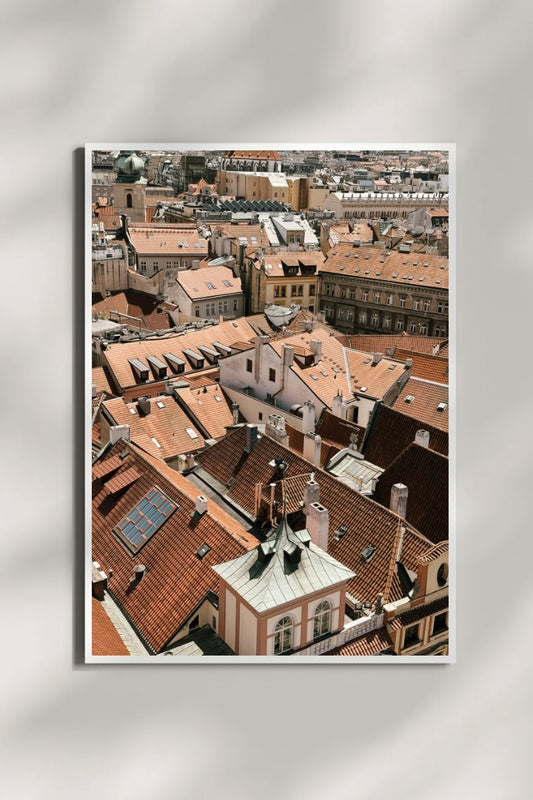 Prague Rooftops Art Print