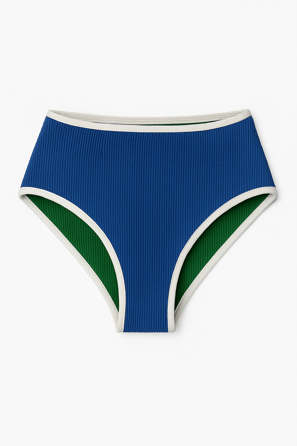 Aegean Reversible High Waist Bikini Bottoms