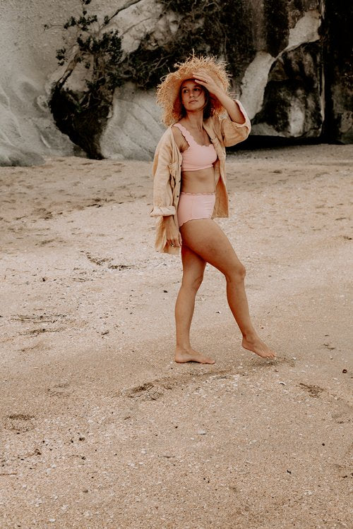 Seashell Reversible Bikini Top