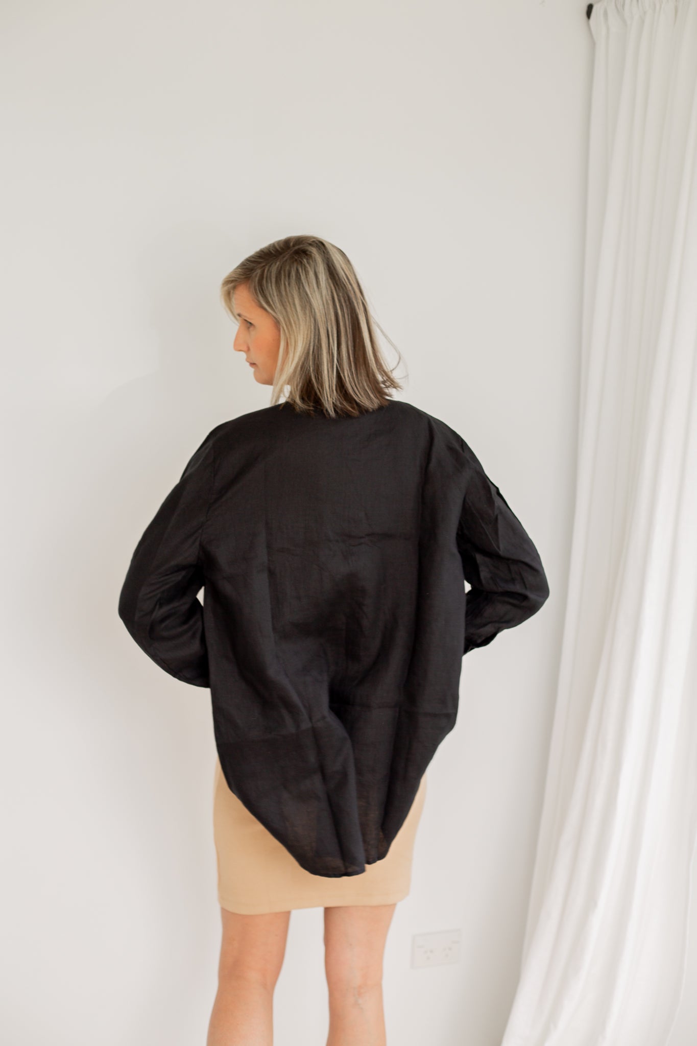 Black Linen Shirt