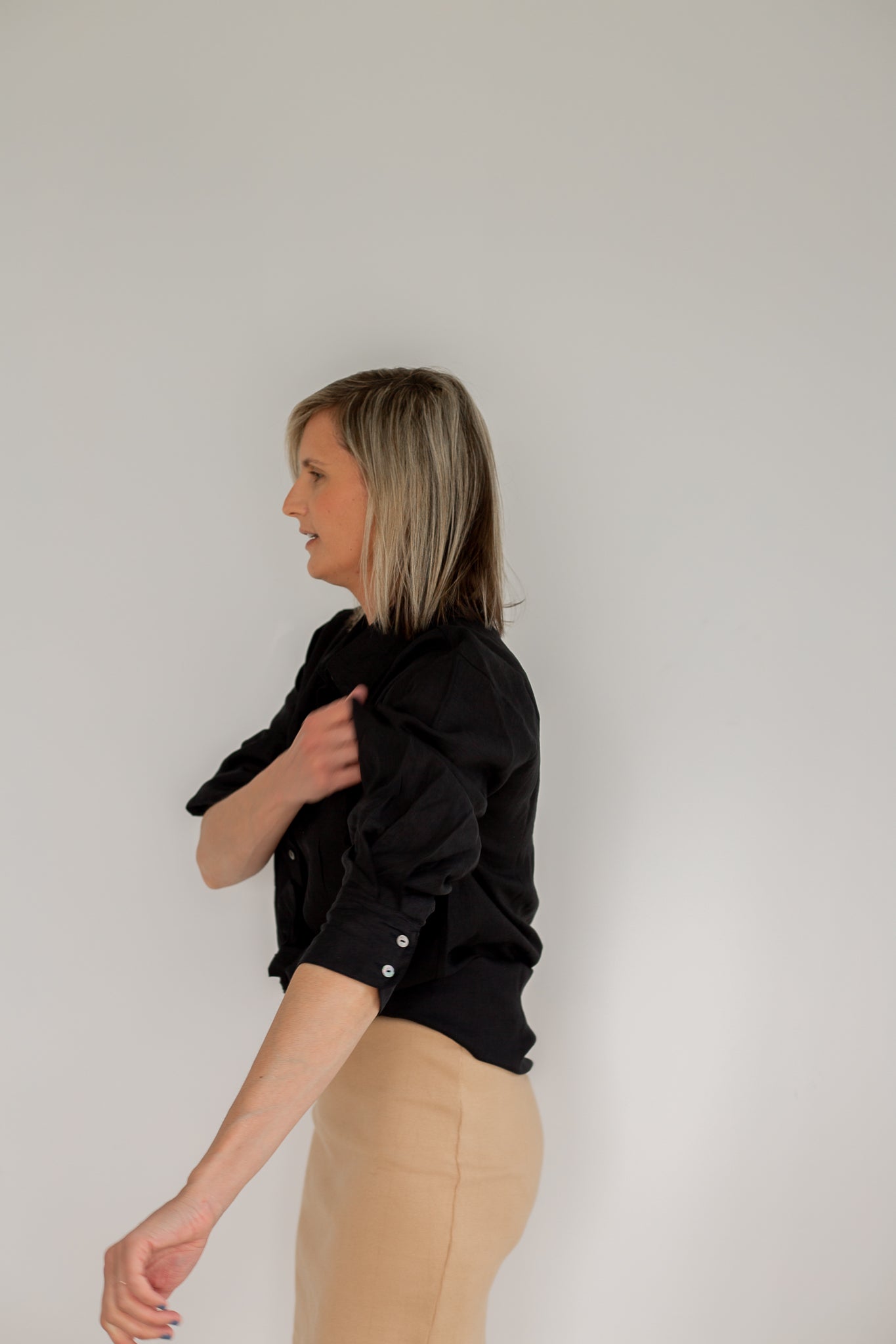 Black Linen Shirt