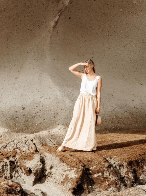 Maja Linen Skirt