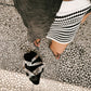 Dia Knit Skirt Black & White