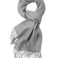 Marle Grey Pure Cashmere Scarf
