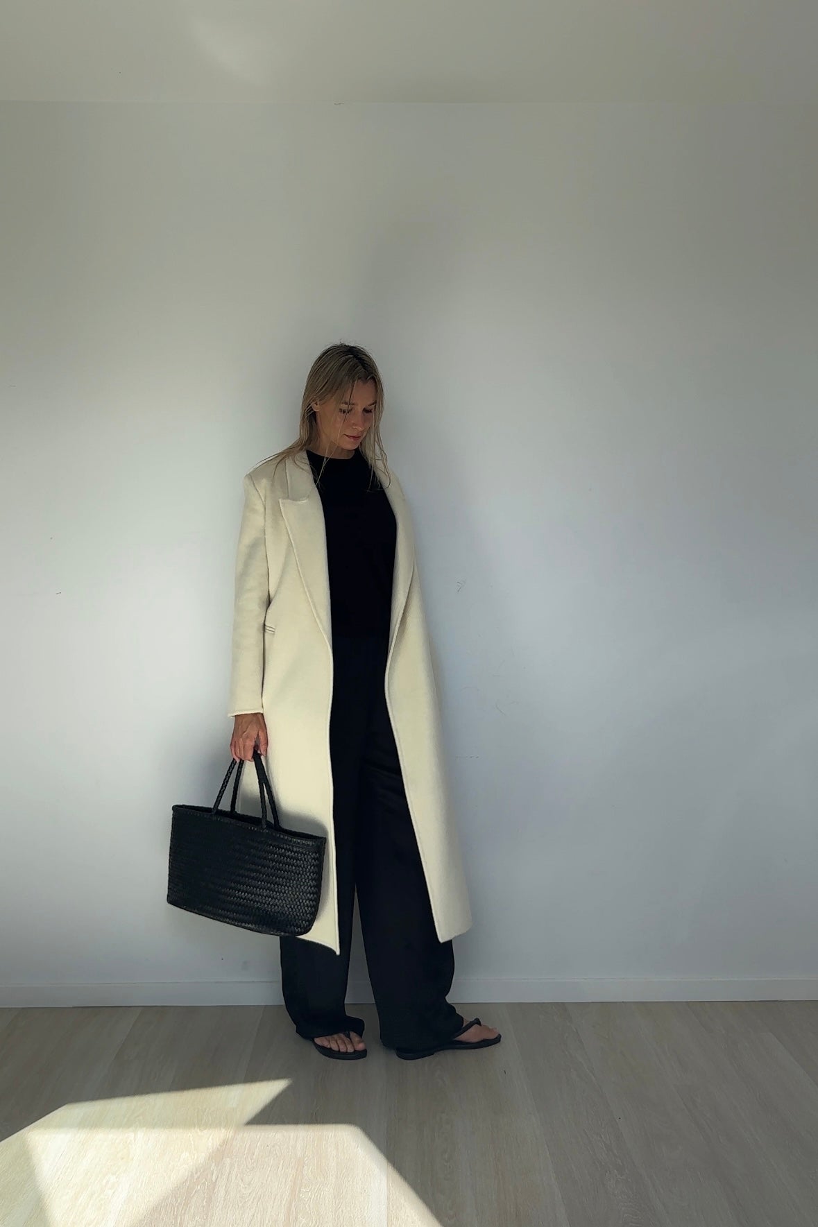 Pure Wool Full Length Coat