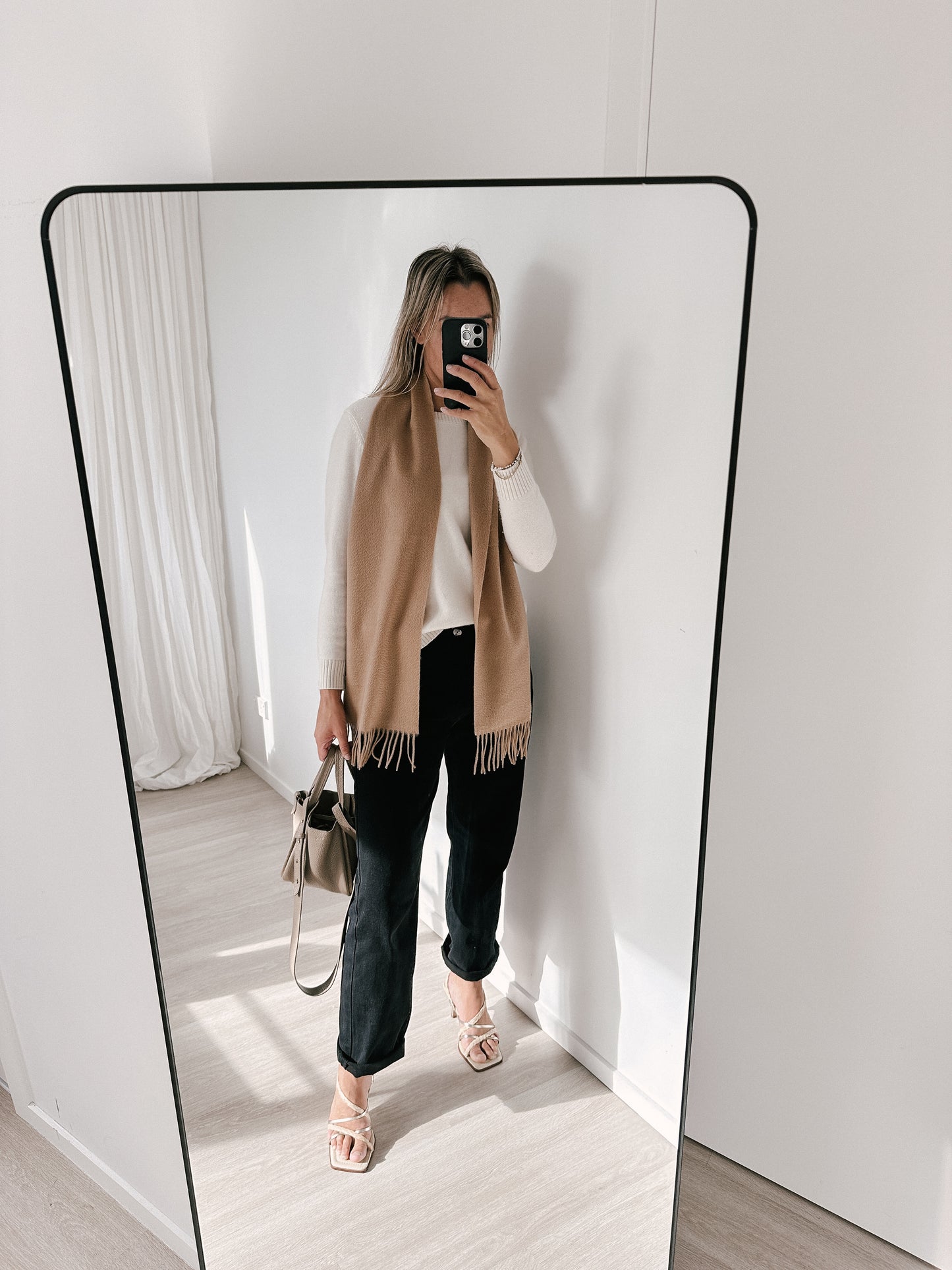 Cocoa Pure Cashmere Scarf