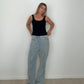 Pure Cashmere Ribbed Tank Black