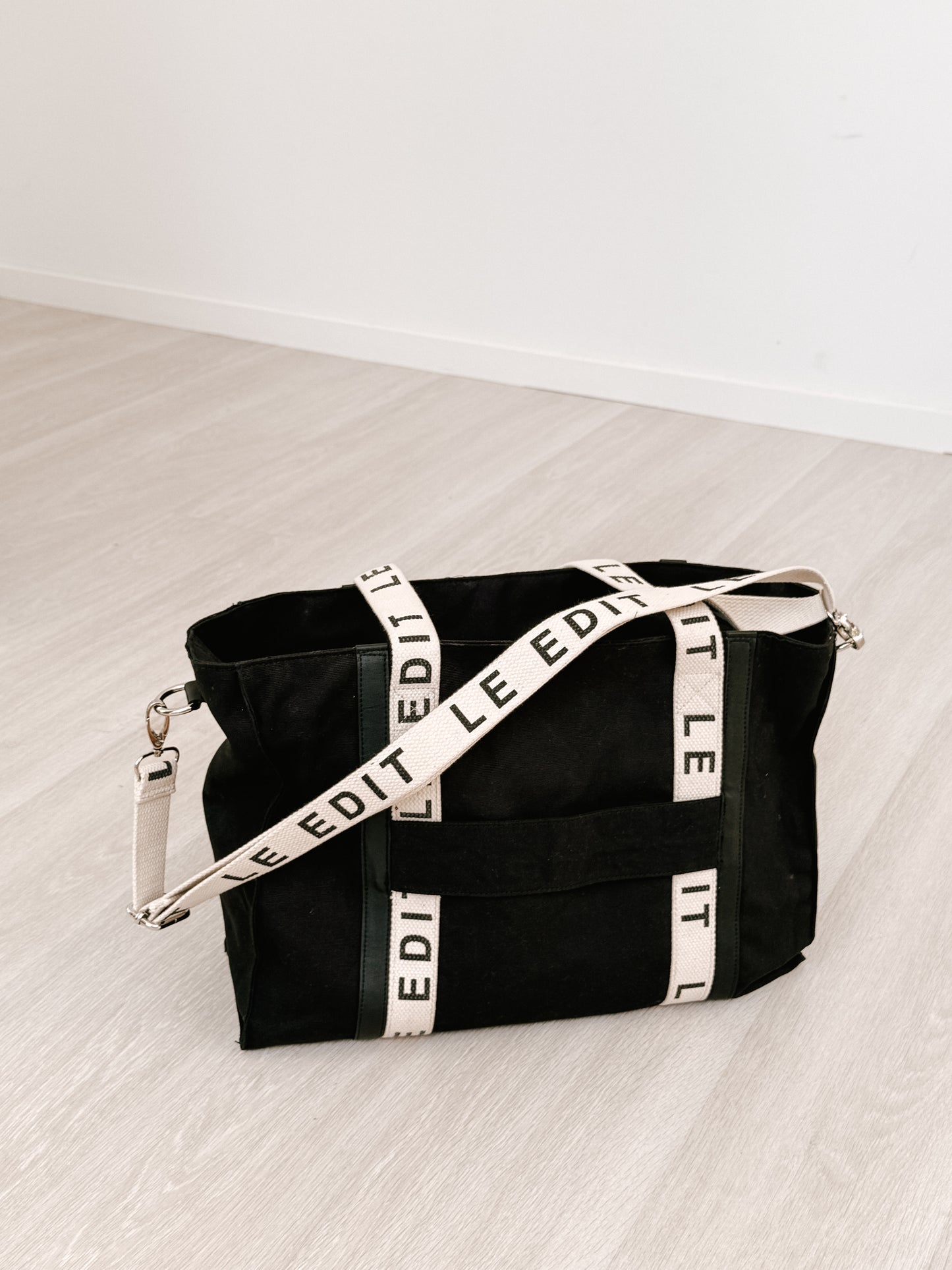 Structured Canvas Travel Tote