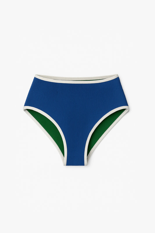 Aegean Reversible High Waist Bikini Bottoms