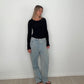 Merino Cashmere Slim Fit Knit Black