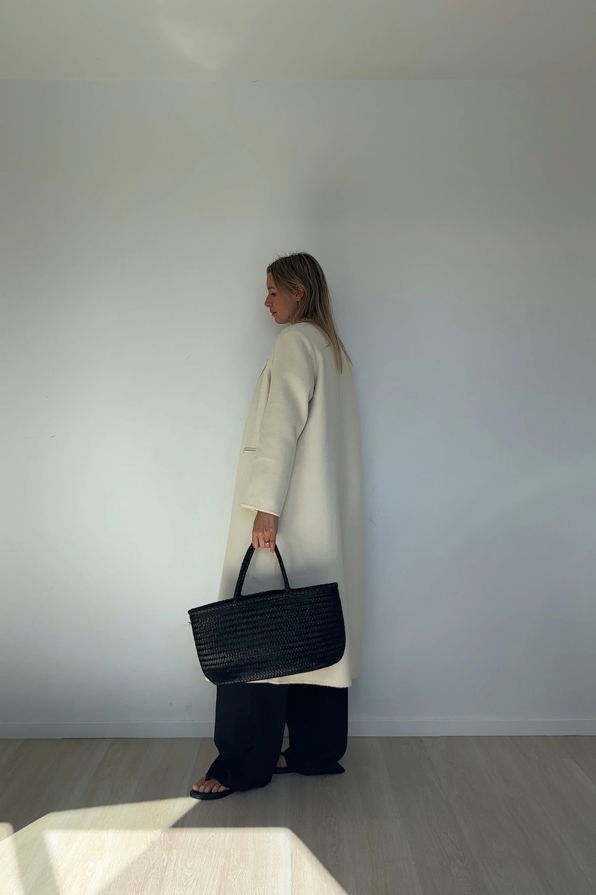 Pure Wool Full Length Coat
