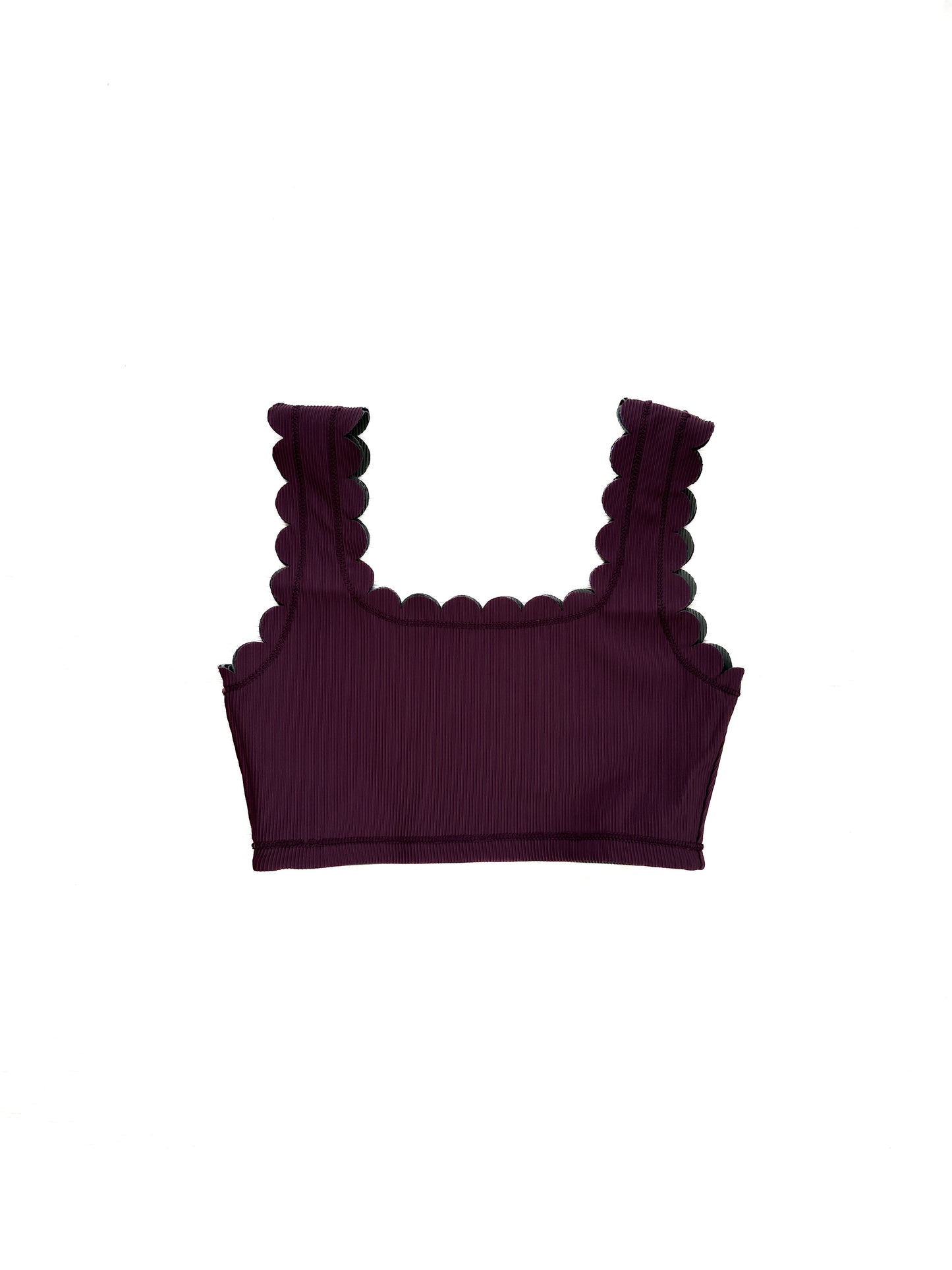 Scallop Reversible Bikini Top Moorea