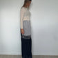 Marle Grey Pure Cashmere Tassel Scarf
