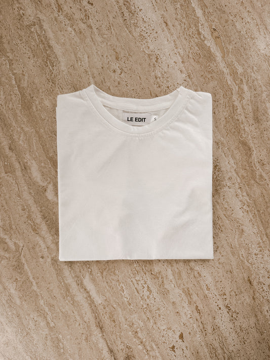 Organic Cotton Classic Box Tee White
