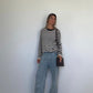 French Stripe Pure Merino Crew