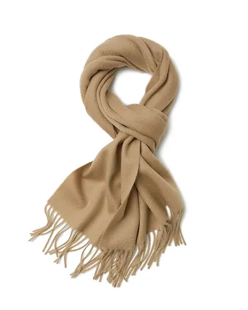 Beige Cashmere Scarf