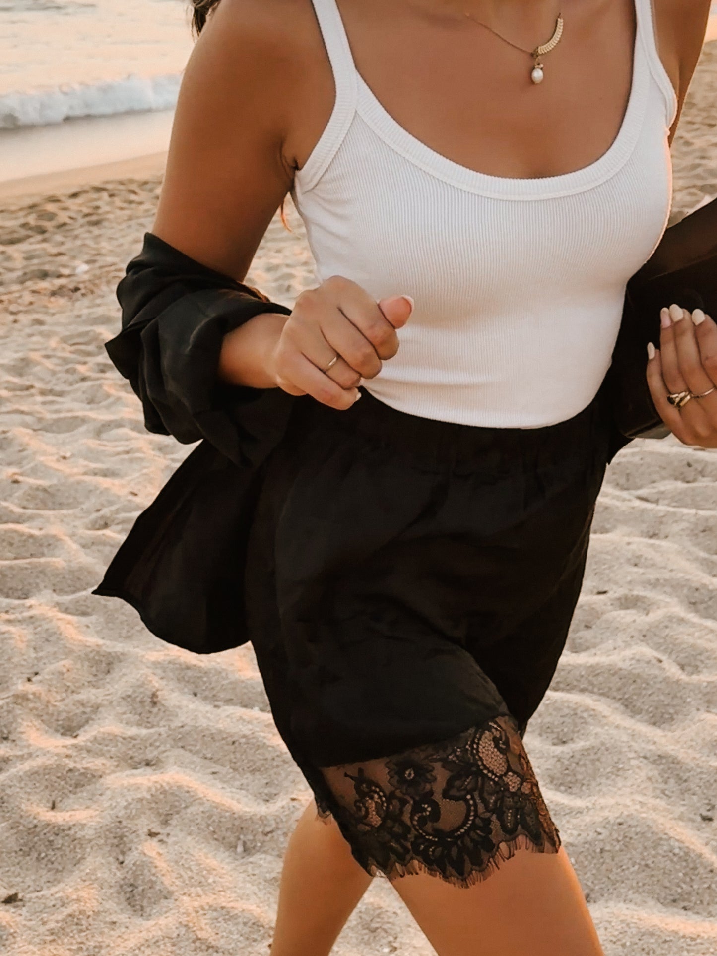 Pure Silk Shirt Black