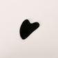 Gua Sha Obsidian Heart