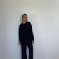 Pure Merino Lounge Pants Black
