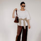 Eco Silk Pants Cacao