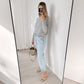 Marle Grey Pure Merino Cardigan