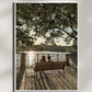 Prague Riverbank Art Print