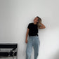 Organic Cotton Classic Box Tee Black