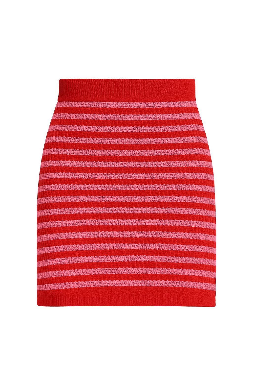 Dia Knit Skirt Red & Pink