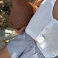 Woven Stripe Linen Shorts