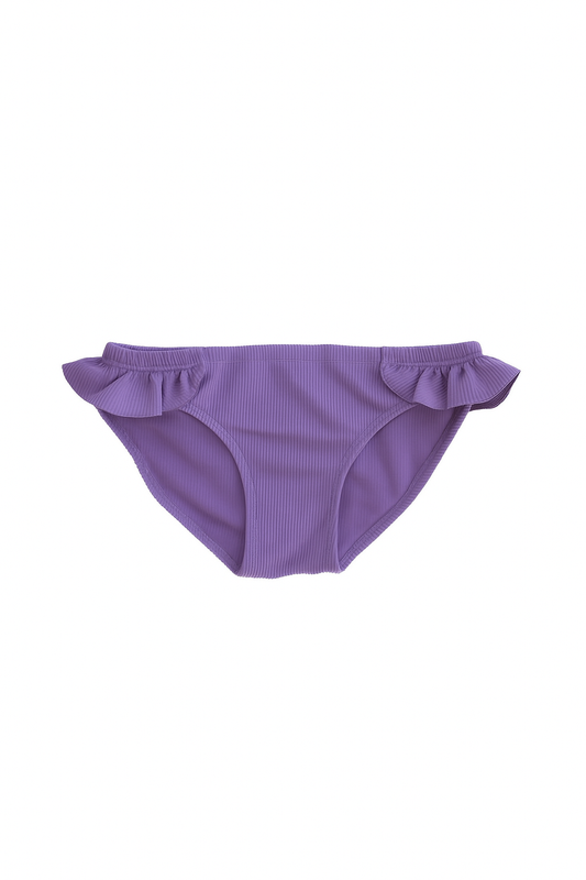 Lola Mid Waist Bikini Bottoms Lilac