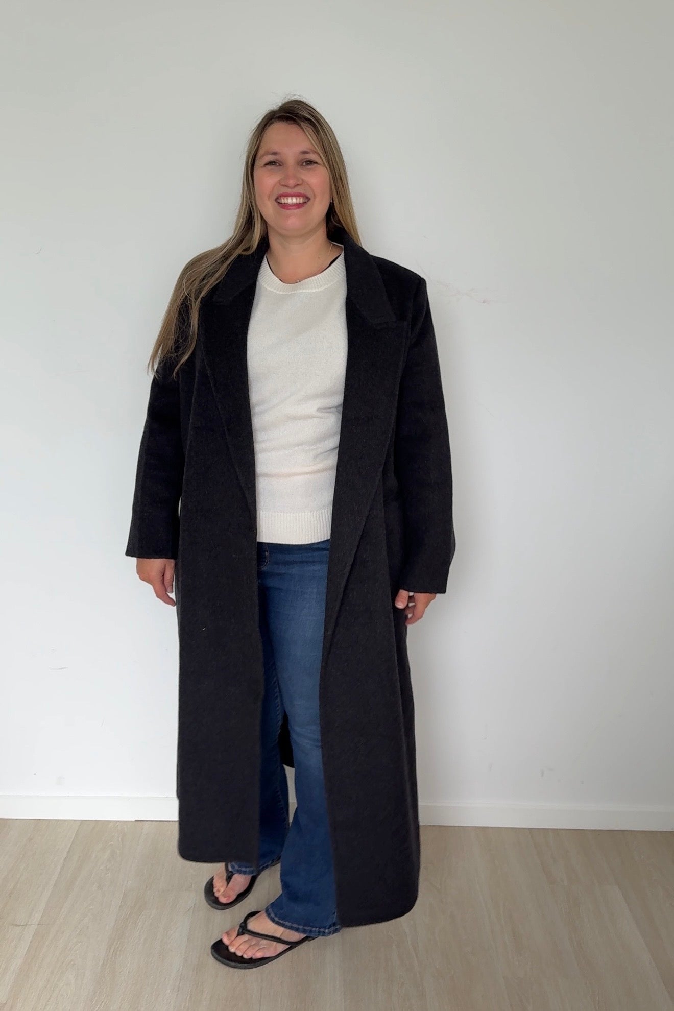 Coconut Pure Merino Crew Neck Jumper