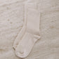 Merino Cashmere Lounge Socks Crème