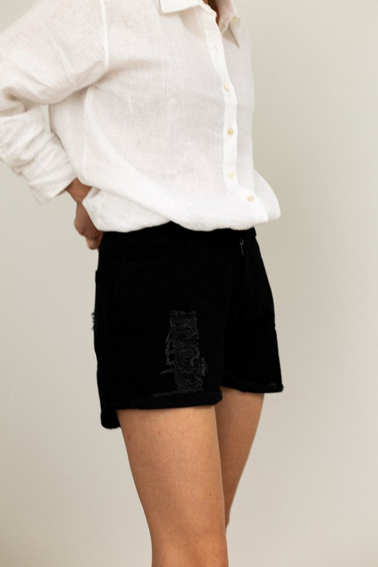 MOM Jean Shorts 2.0 Black