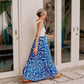 Clam Shell Wrap Skirt Dress