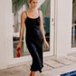 Eco Silk Dress Jett