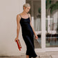 Eco Silk Dress Jett
