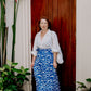 Clam Shell Wrap Skirt Dress