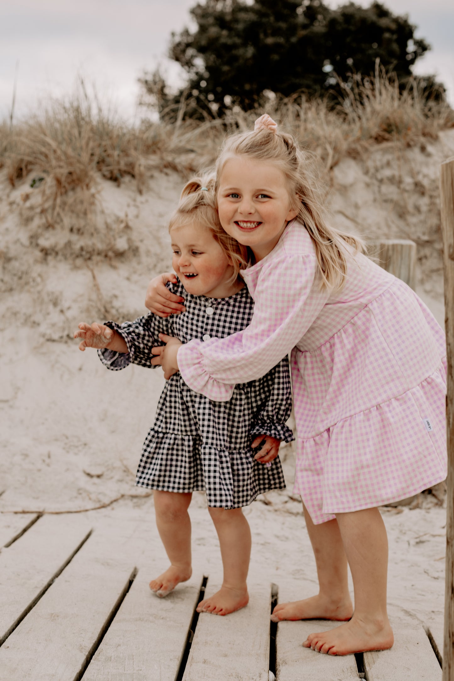 Lilac Girls Gingham Dress