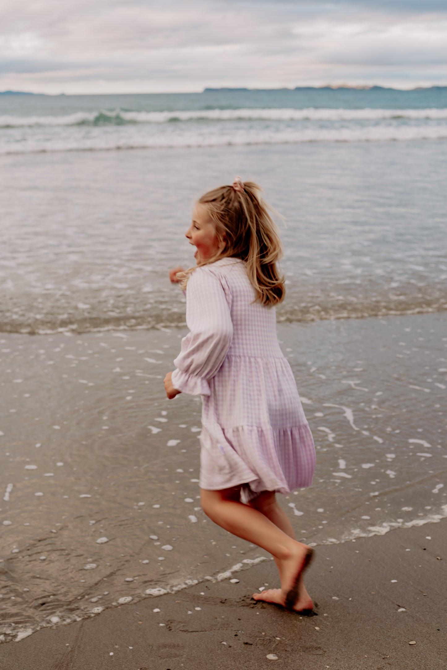 Lilac Girls Gingham Dress