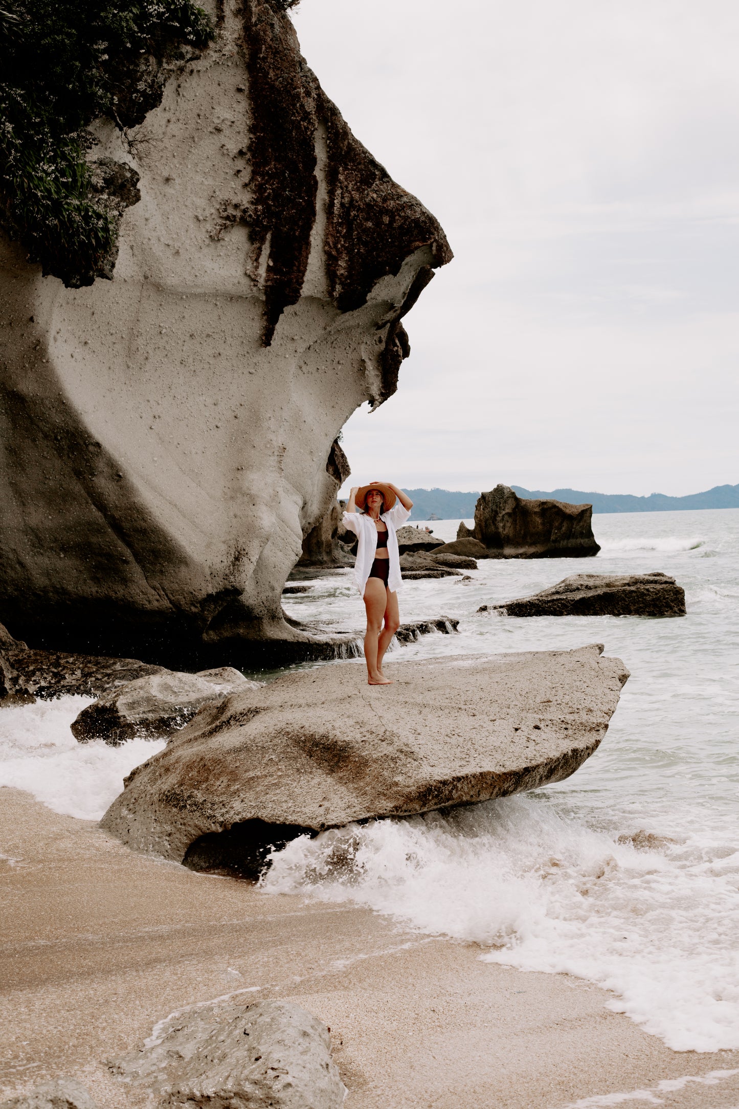 Lola High Waist Bikini Bottoms Volcanique